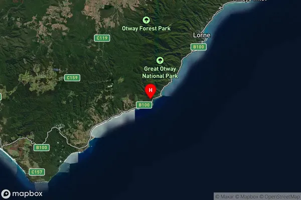 Grey River,Victoria Satellite Map