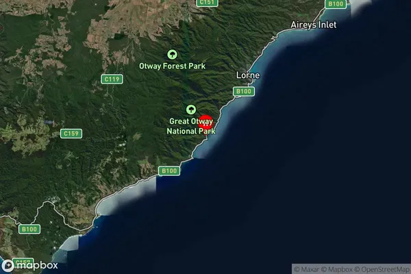 Wye River,Victoria Satellite Map