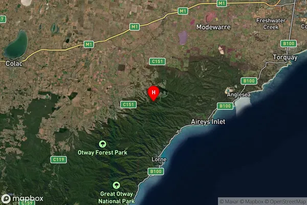 Boonah,Victoria Satellite Map