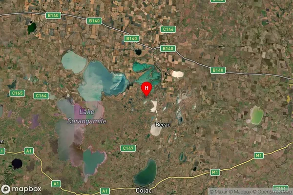 Cundare,Victoria Satellite Map