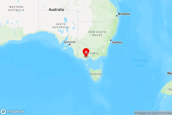 Cundare,Victoria Region Map