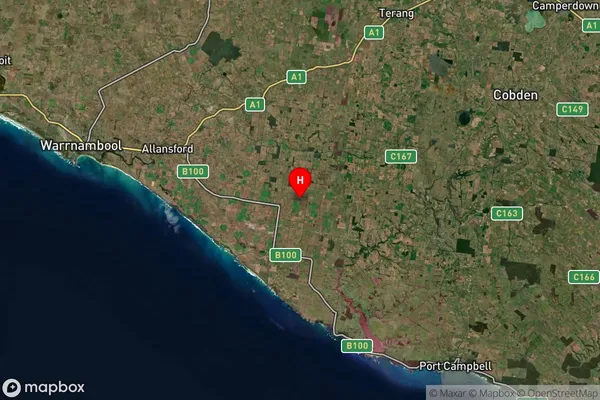 Nullawarre North,Victoria Satellite Map