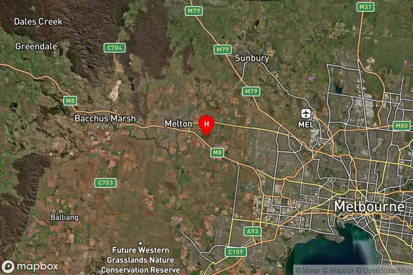 Grangefields,Victoria Satellite Map
