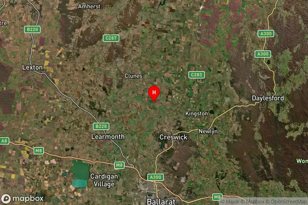 Glendonald,Victoria Satellite Map