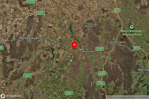 Joyces Creek,Victoria Satellite Map