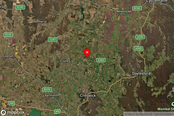 Ullina,Victoria Satellite Map