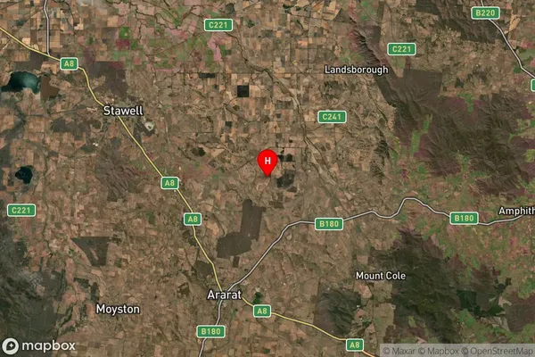 Bulgana,Victoria Satellite Map