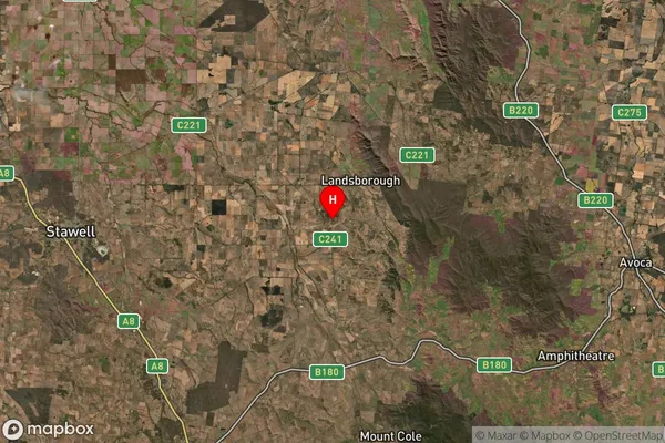 Shays Flat,Victoria Satellite Map