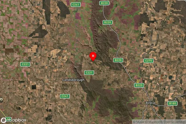 Barkly,Victoria Satellite Map