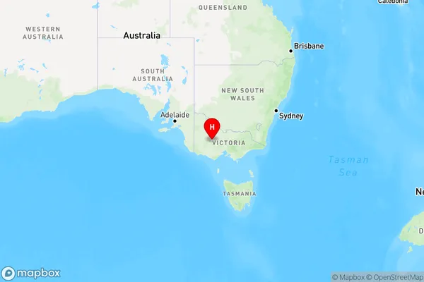 Barkly,Victoria Region Map