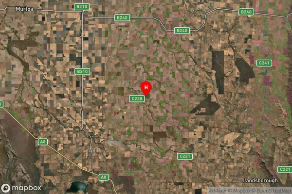 Callawadda,Victoria Satellite Map