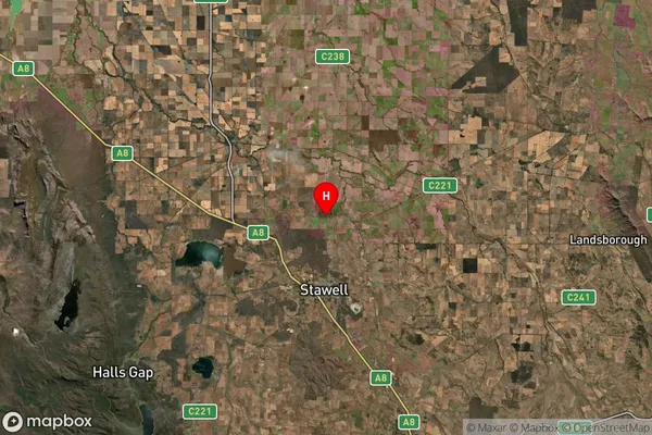 Germania,Victoria Satellite Map