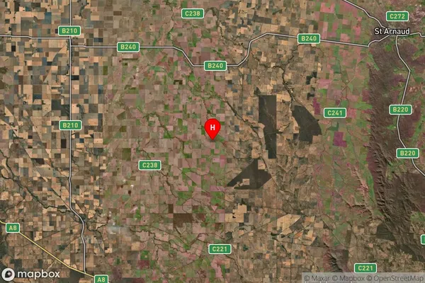 Wallaloo East,Victoria Satellite Map