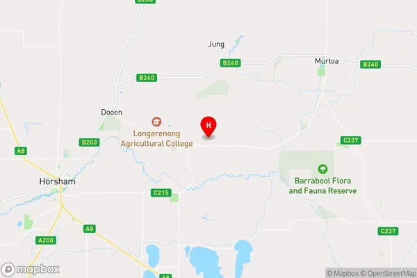 Longerenong,Victoria Area Map