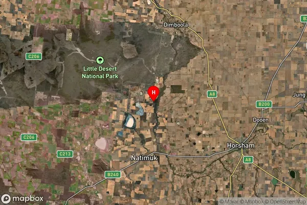 Duchembegarra,Victoria Satellite Map