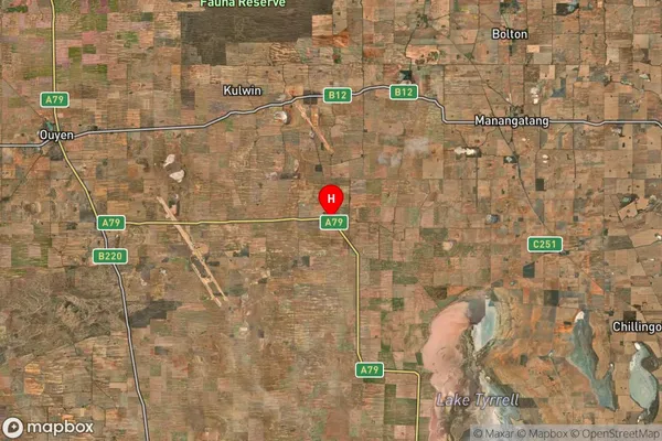 Mittyack,Victoria Satellite Map