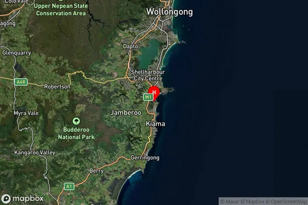 Minnamurra,New South Wales Satellite Map