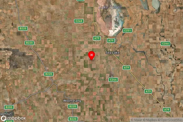 Myall,Victoria Satellite Map