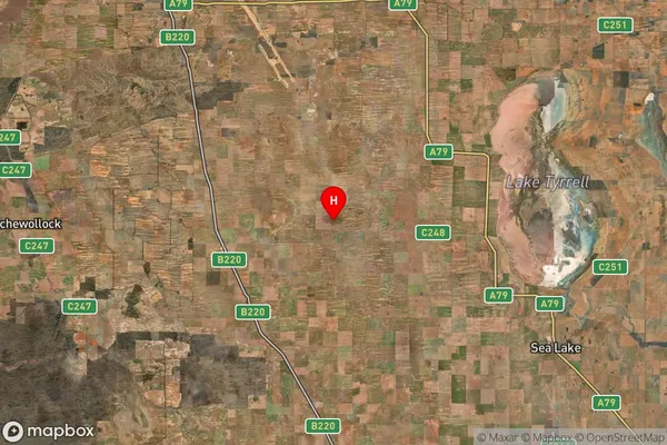 Straten,Victoria Satellite Map