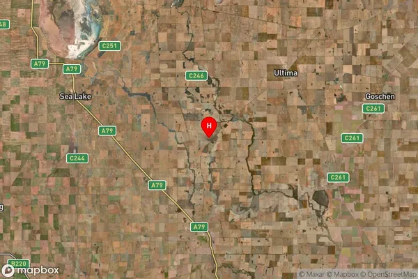 Springfield,Victoria Satellite Map