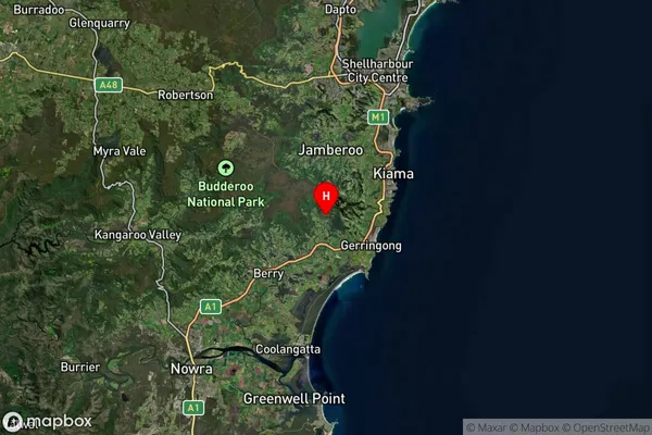 Foxground,New South Wales Satellite Map