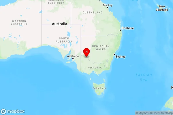 Robinvale Irrigation District Section C,Victoria Region Map