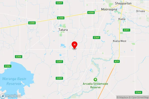 Toolamba West,Victoria Area Map