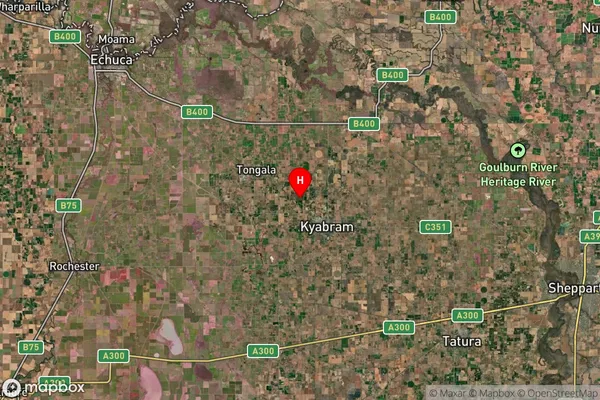 Kyvalley,Victoria Satellite Map