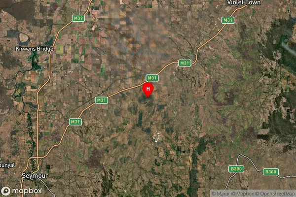 Longwood East,Victoria Satellite Map