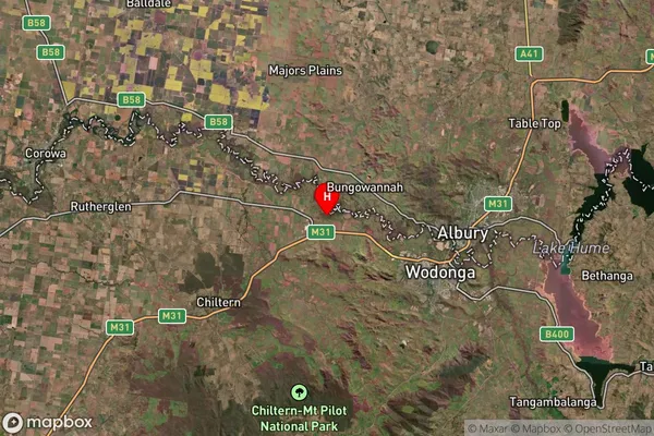 Barnawartha North,Victoria Satellite Map