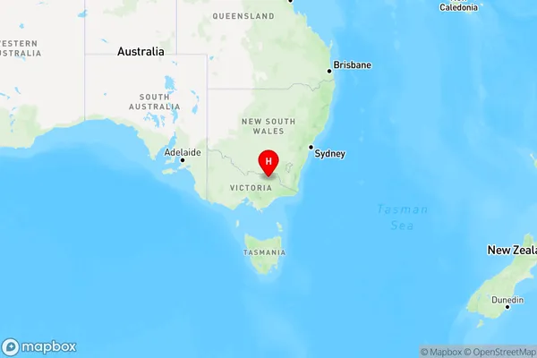 Kergunyah South,Victoria Region Map