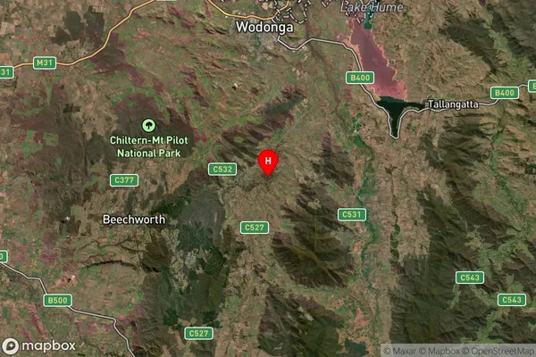 Osbornes Flat,Victoria Satellite Map