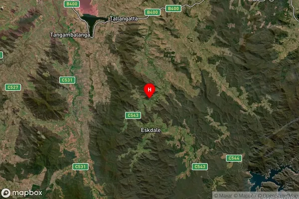 Tallandoon,Victoria Satellite Map