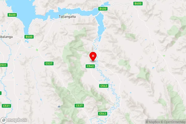 Tallangatta South,Victoria Area Map