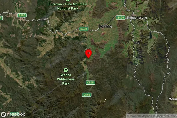 Nariel Valley,Victoria Satellite Map