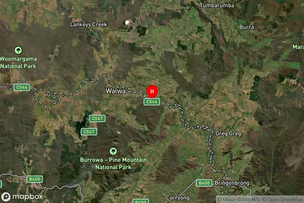 Pine Mountain,Victoria Satellite Map