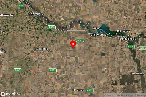 Burramine South,Victoria Satellite Map