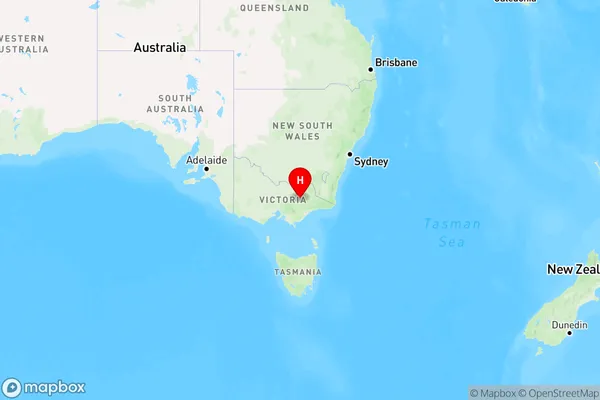 Wonnangatta,Victoria Region Map