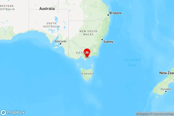 Callignee South,Victoria Region Map