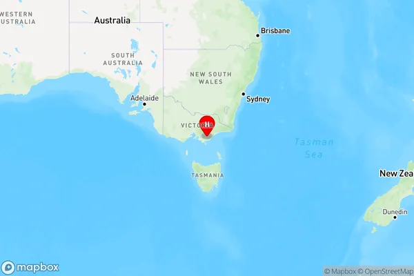 Mount Tassie,Victoria Region Map