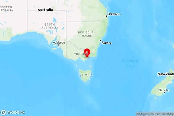 Sale East Raaf,Victoria Region Map