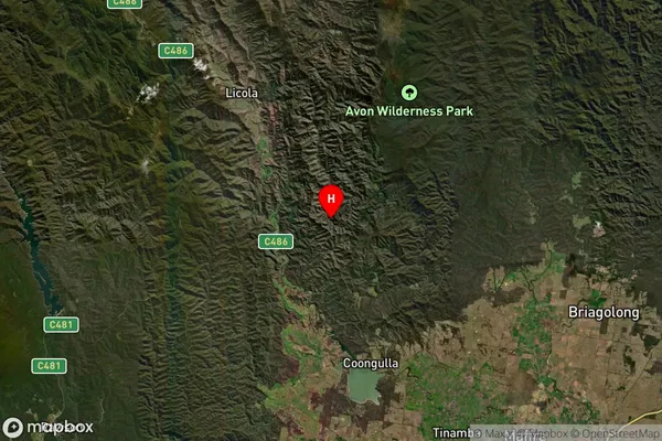 Gillum,Victoria Satellite Map