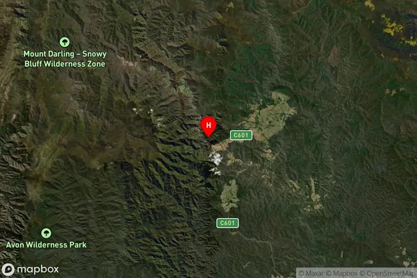 Miowera,Victoria Satellite Map