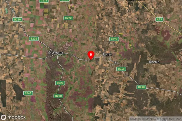 Kooreh,Victoria Satellite Map