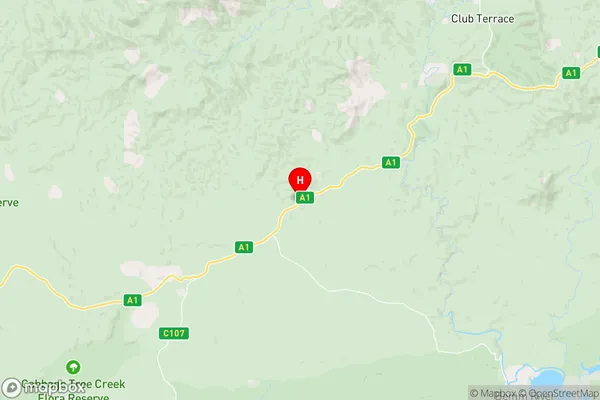 Bellbird Creek,Victoria Area Map