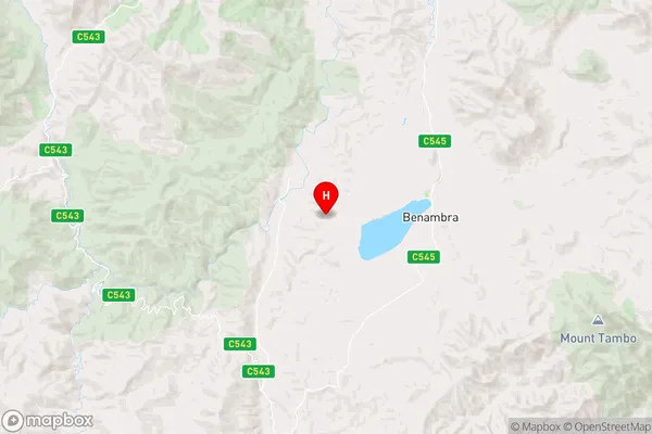 Omeo Valley,Victoria Area Map