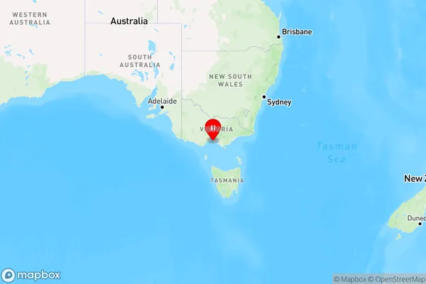 Capel Sound,Victoria Region Map