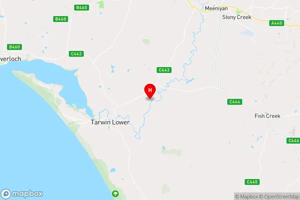 Middle Tarwin,Victoria Area Map