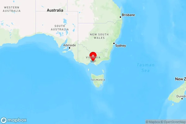 Botanic Ridge,Victoria Region Map