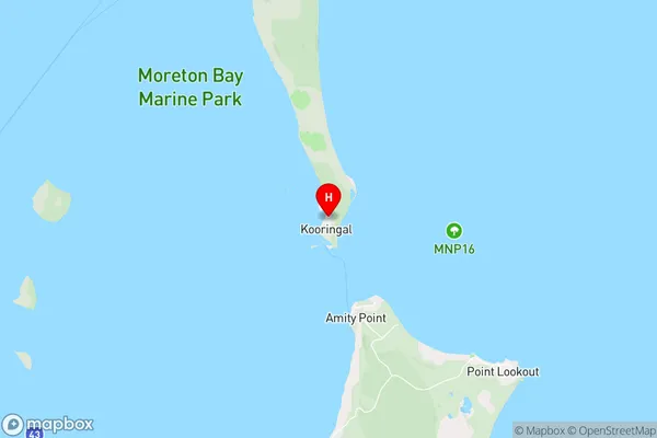 Moreton Island,Queensland Area Map